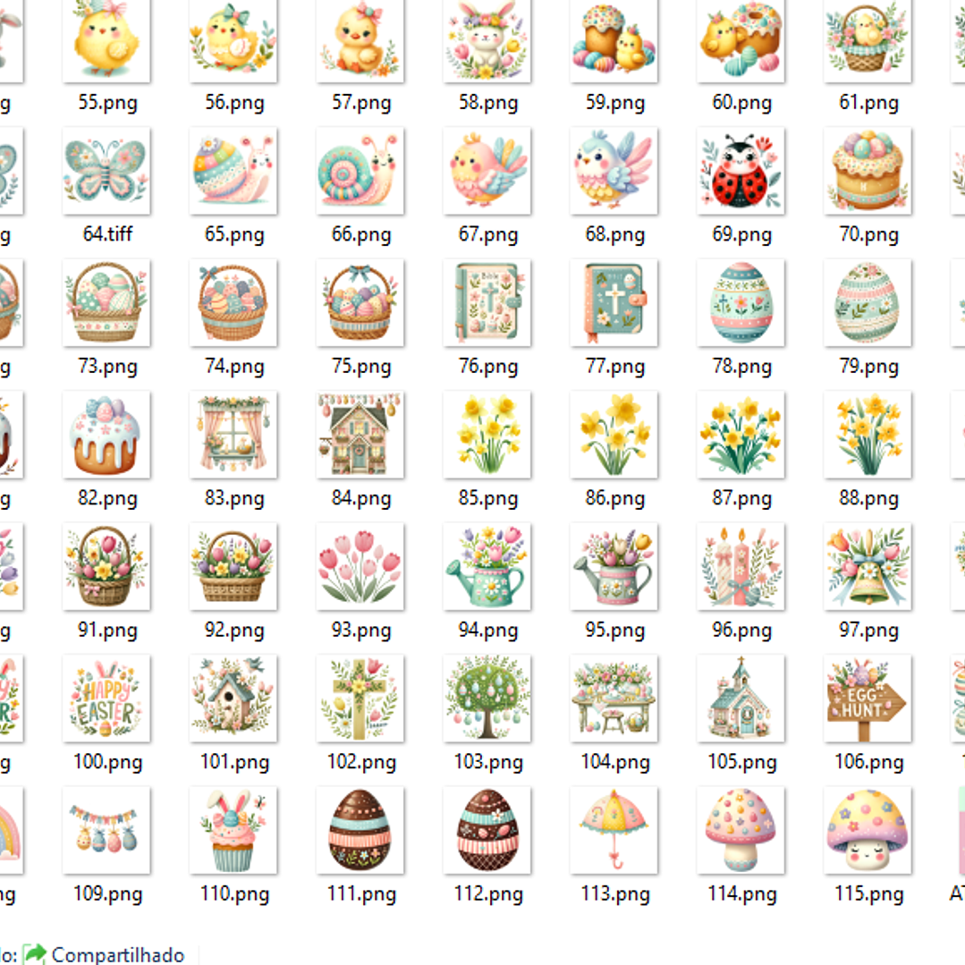 Kit Digital Páscoa das Crianças  2