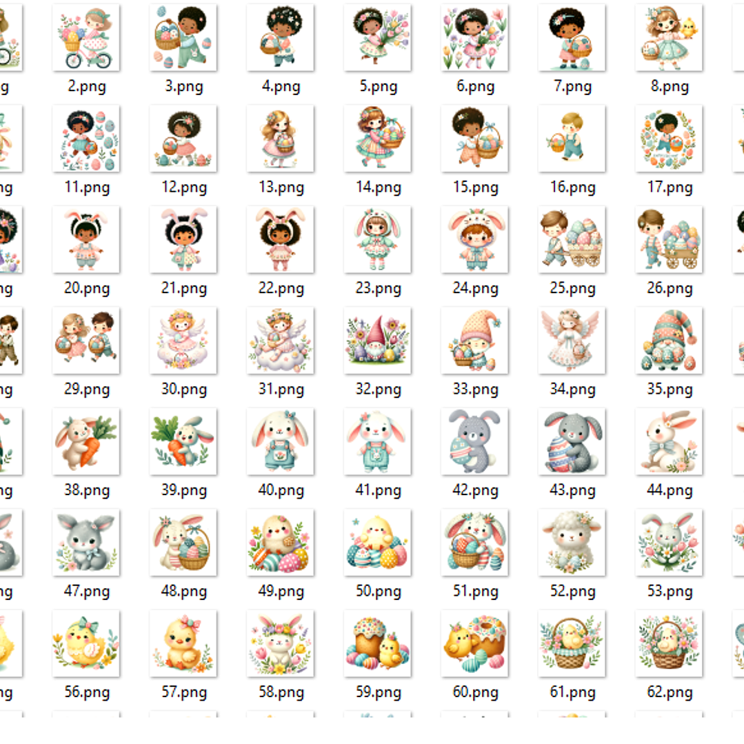 Kit Digital Páscoa das Crianças  3