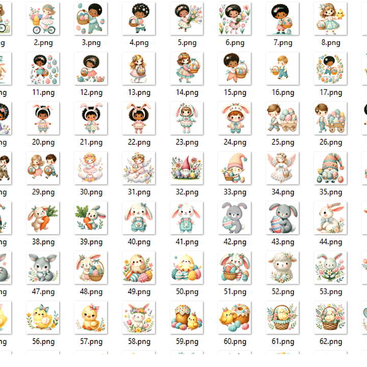 Kit Digital Páscoa das Crianças  3