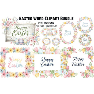 Kit Digital Páscoa Molduras 