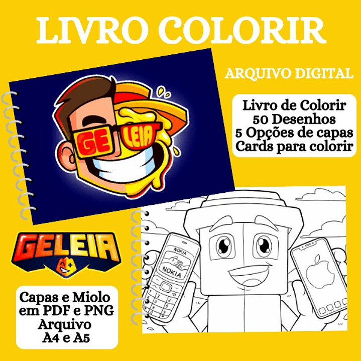 Arquivo Livro de Colorir Geleia  1