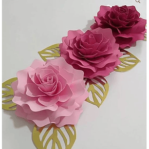 Arquivo de Corte Flores Decoração 