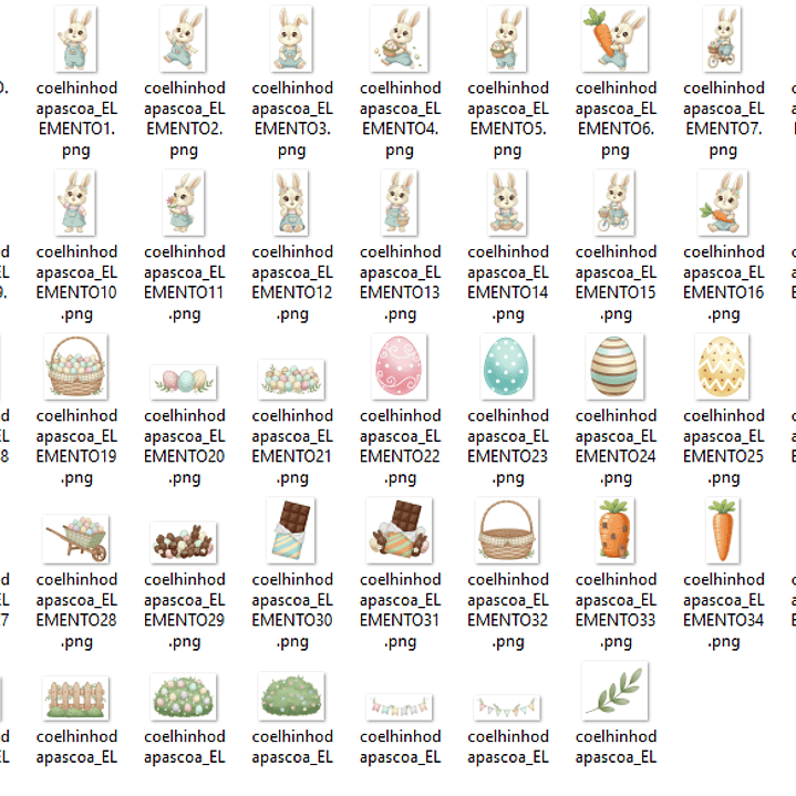 Kit Digital Páscoa Coelhinho  2