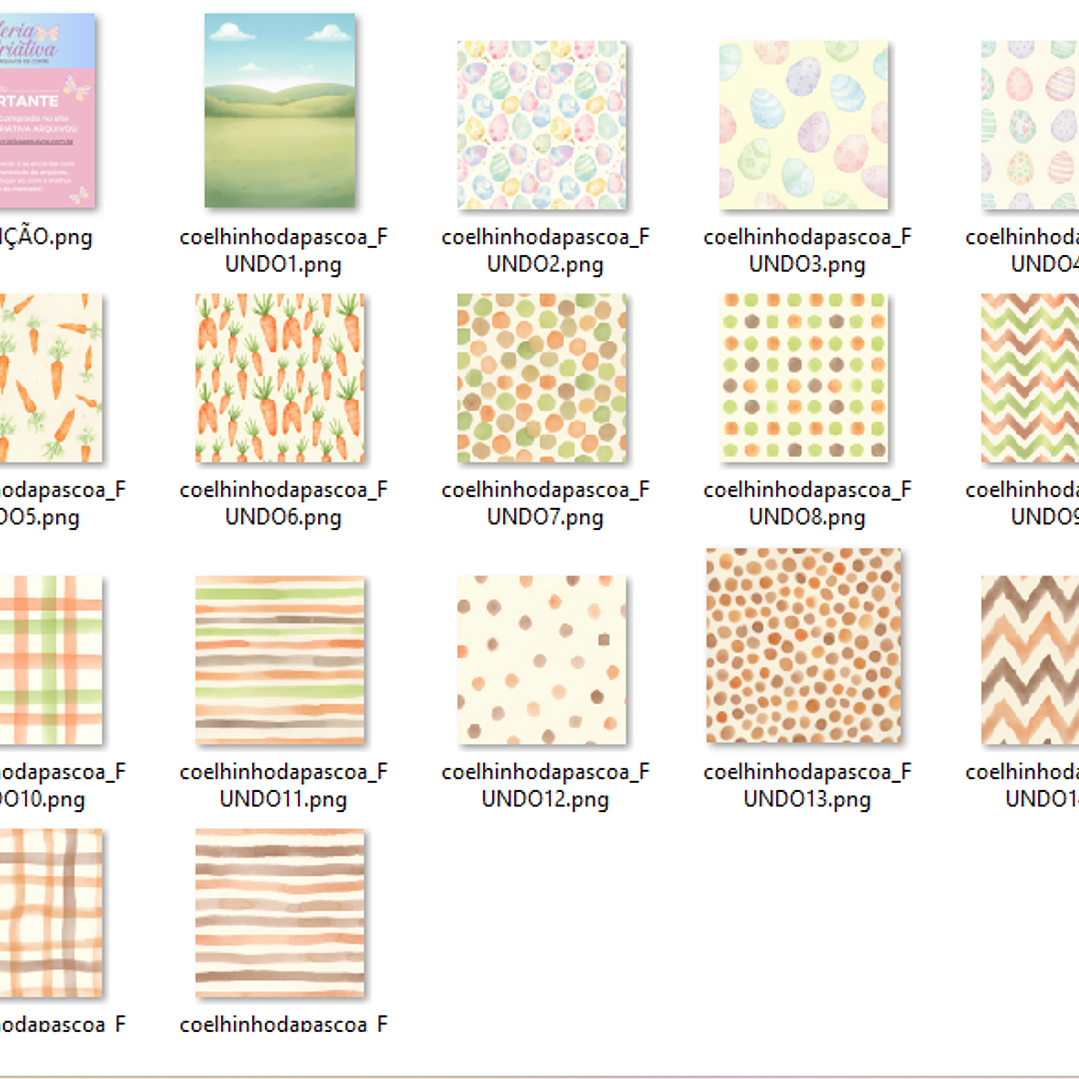 Kit Digital Páscoa Coelhinho  3