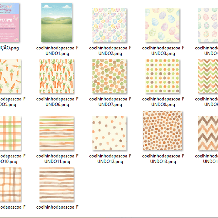 Kit Digital Páscoa Coelhinho  3