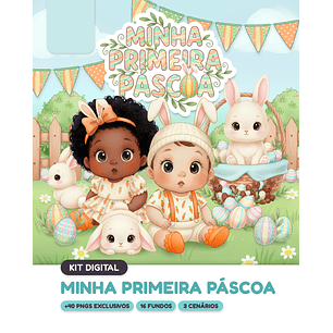 Kit Digital Minha Primeira Páscoa 