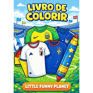 Arquivo Livro de Colorir Camisas da Copa do Mundo 