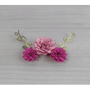 Arquivo de Corte Flores Decoração 1