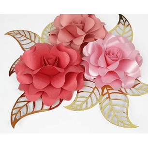 Arquivo de Corte Flor e Folhagens