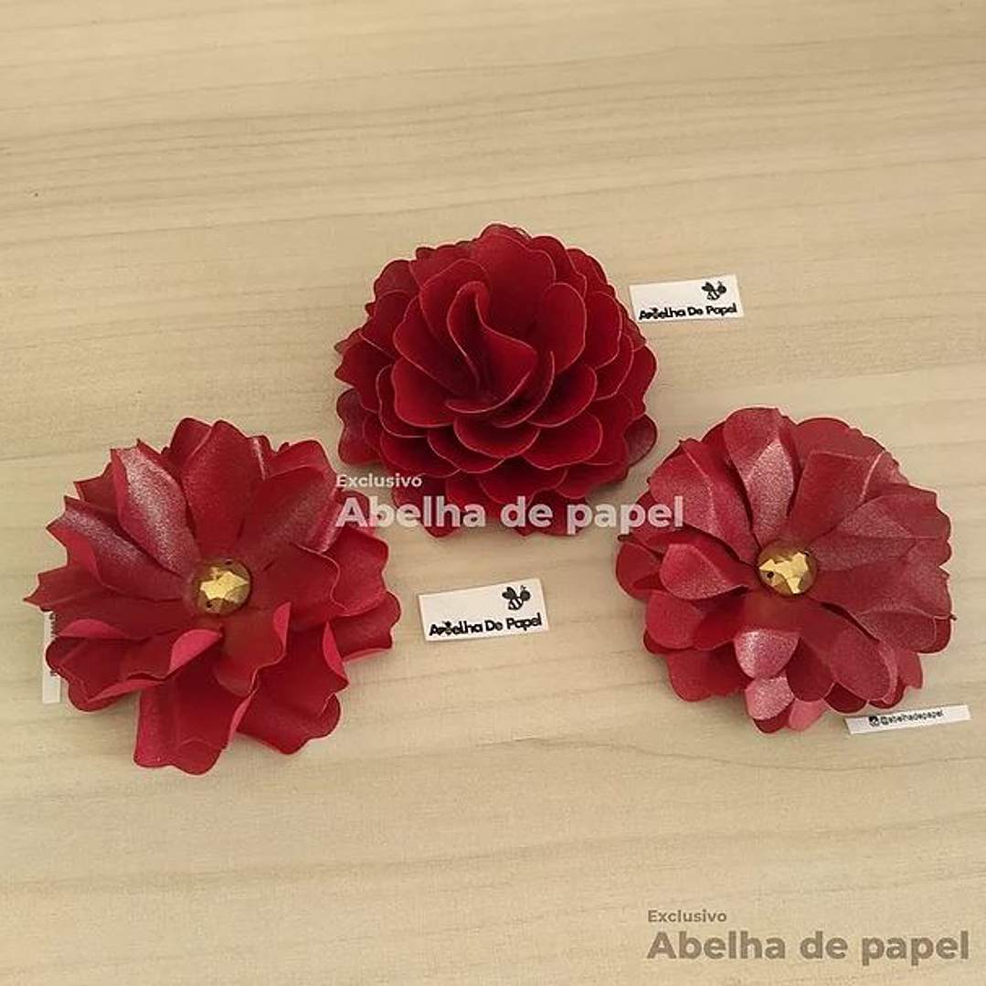 Arquivo de Corte Molde Flor Ana 1