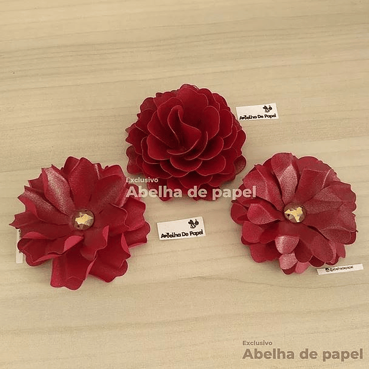 Arquivo de Corte Molde Flor Ana 1
