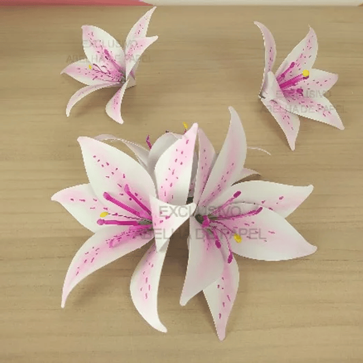 Arquivo de Corte Flores Lirio  1