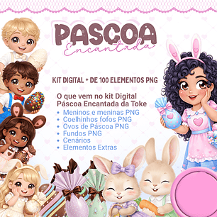 Kit Digital Páscoa Encantada 