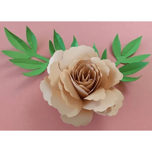 Arquivo de Corte Rosa Dobrada 