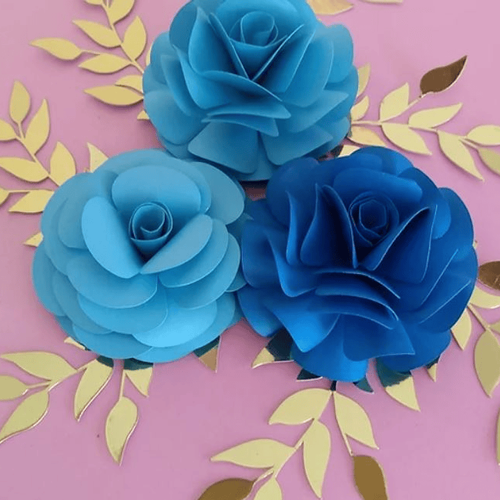 Arquivo de Corte Molde Rosa Decoração  1