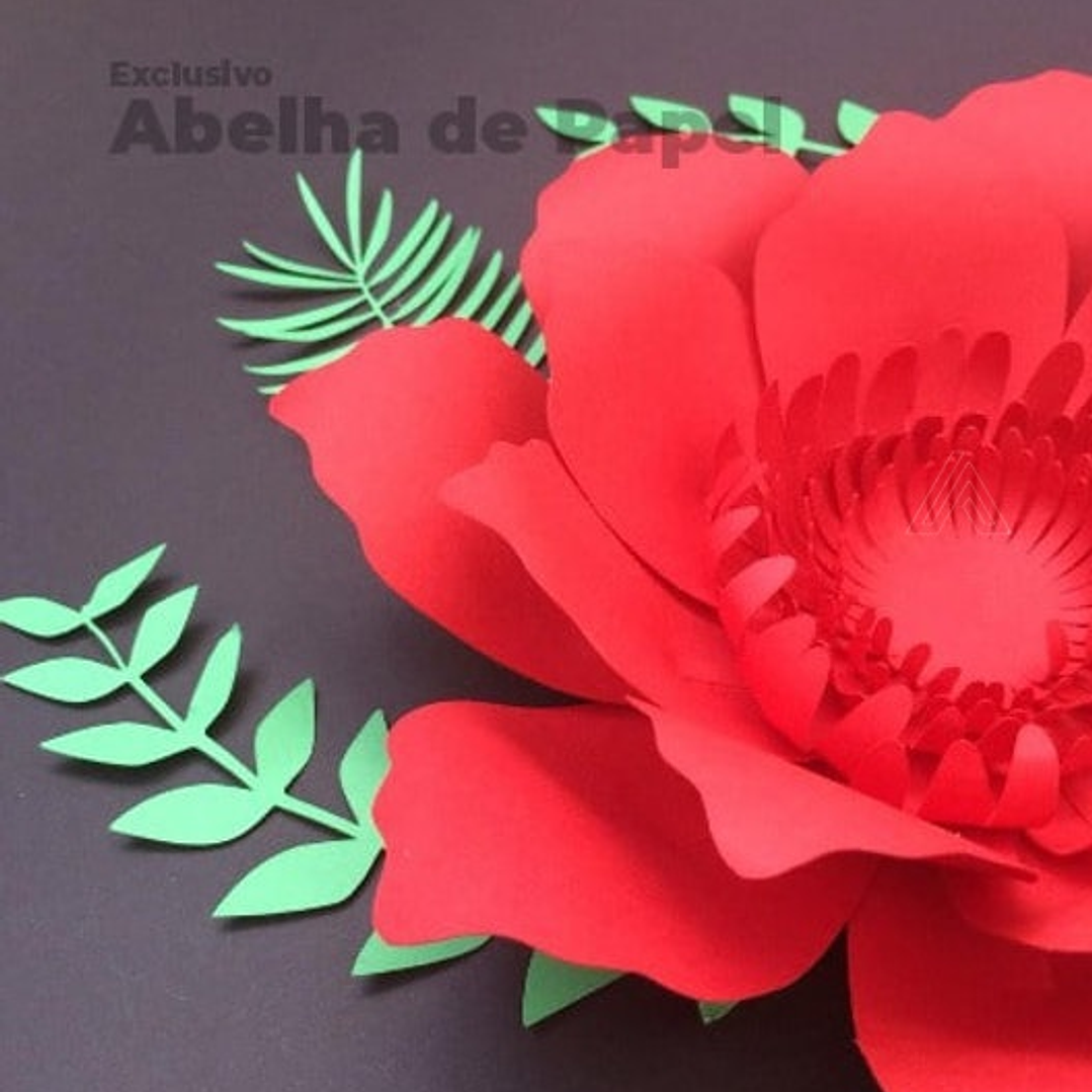 Arquivo de Corte Flor Peônia 1