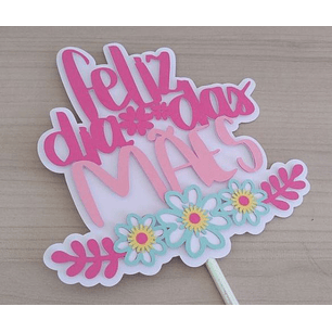Arquivo de Corte Topo de Bolo Dia das Mães