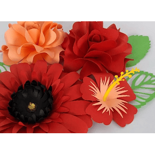 Arquivo de Corte Flores Tropical 