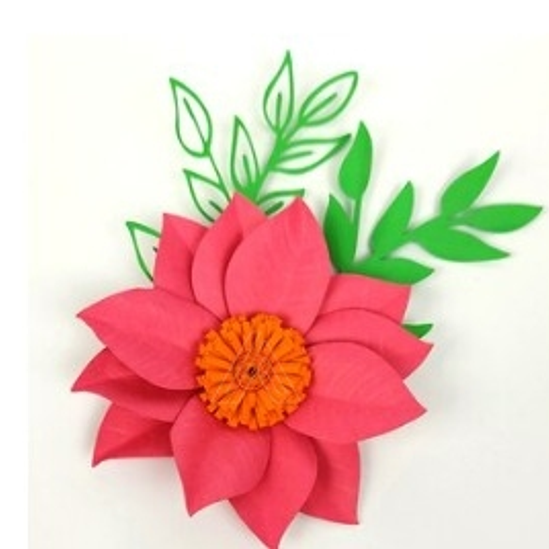 Arquivo de Corte Flor e Folhagens 1