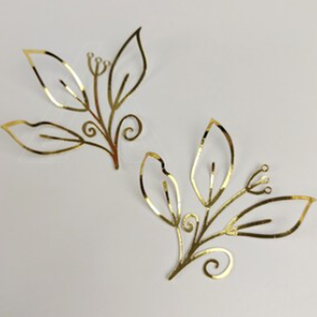 Arquivo de Corte Folhas para Topo Decoração  1