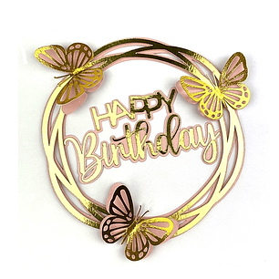 Arquivo de Corte Topo Happy Birthday