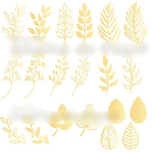 Arquivo de Corte Modelos de Folhas