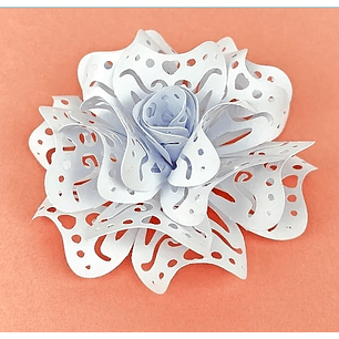 Arquivo de Corte Flor Rendada 