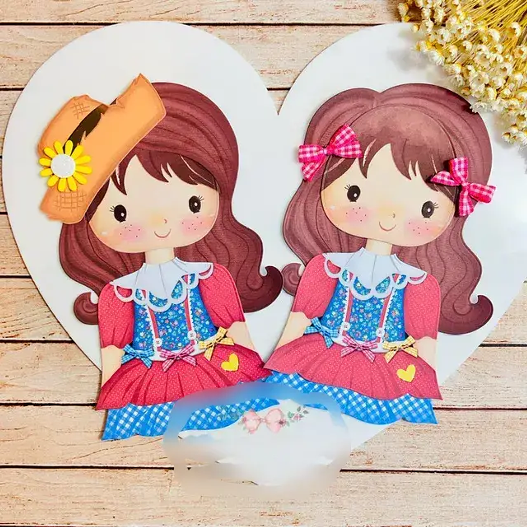 Arquivo de Corte Arte Menina Juju 1