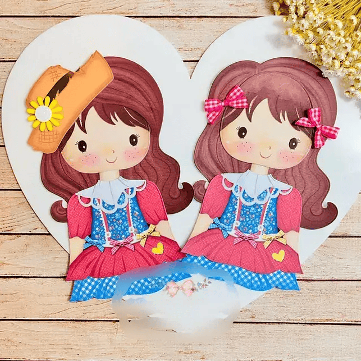 Arquivo de Corte Arte Menina Juju 1