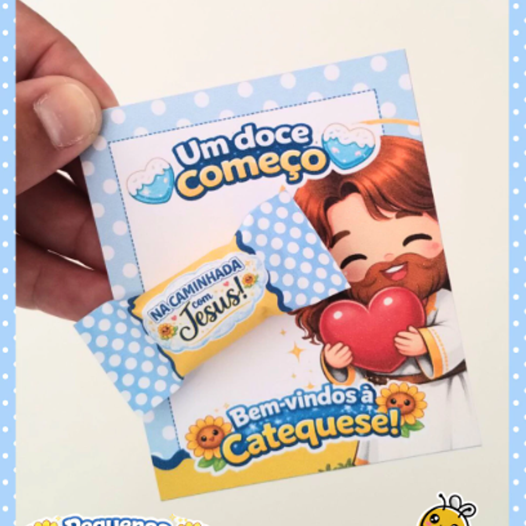 Arquivo de Corte Kit Boas Vindas Catequese 1