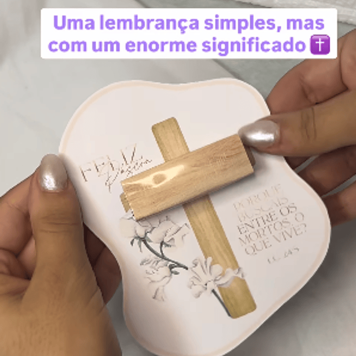 Arquivo Páscoa Card com Bis Cruz  1