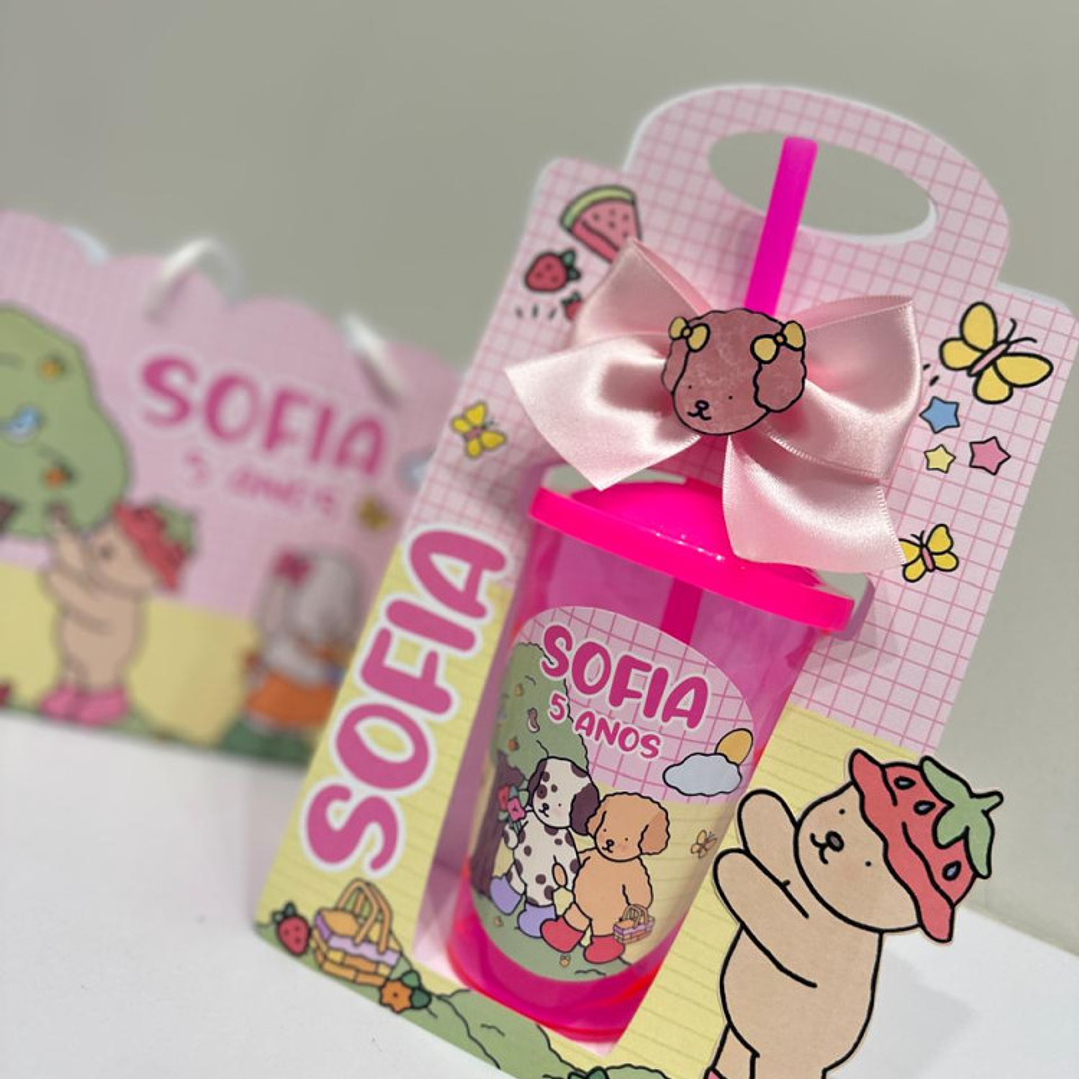 Arquivo de Corte Molde Caixa Copo Canudo  1