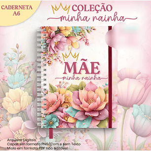 Arquivo Caderneta A6 Coleção Minha Rainha 