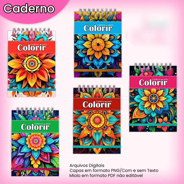 Arquivo Livro de Colorir A5 Mandala 2