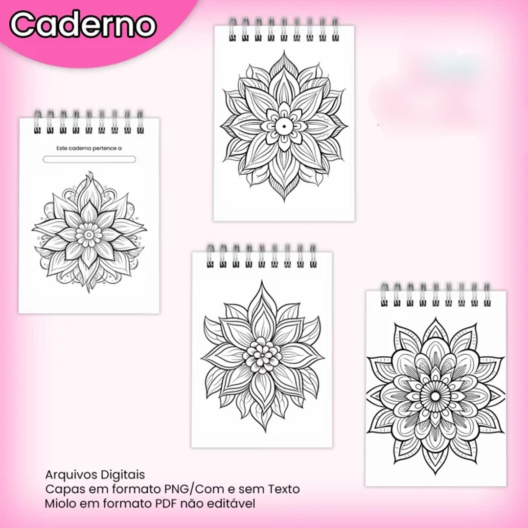 Arquivo Livro de Colorir A5 Mandala 3