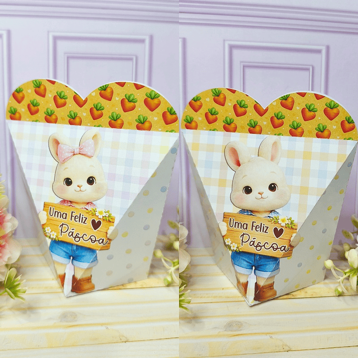 Arquivo Páscoa Coelho Caixa Coração 1