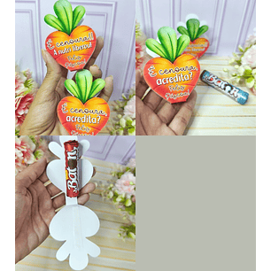 Arquivo Páscoa Coelho Cenoura Porta Baton ou Bis 