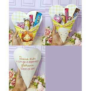 Arquivo Páscoa Cordeiro Buquê Coração 