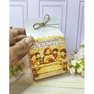 Arquivo Páscoa Cordeiro Caixa Milk Ceia 