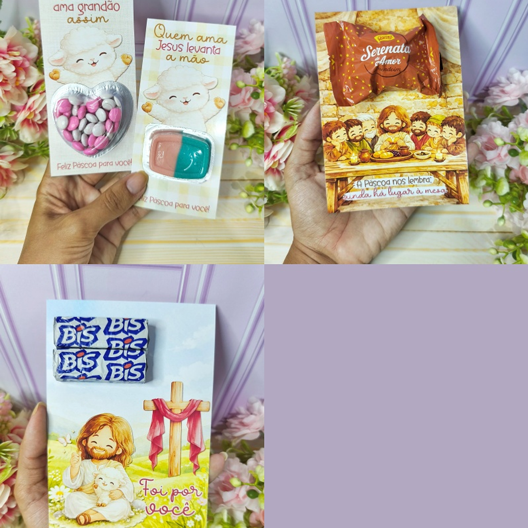 Arquivo Páscoa Cordeiro Cards Diversos  1