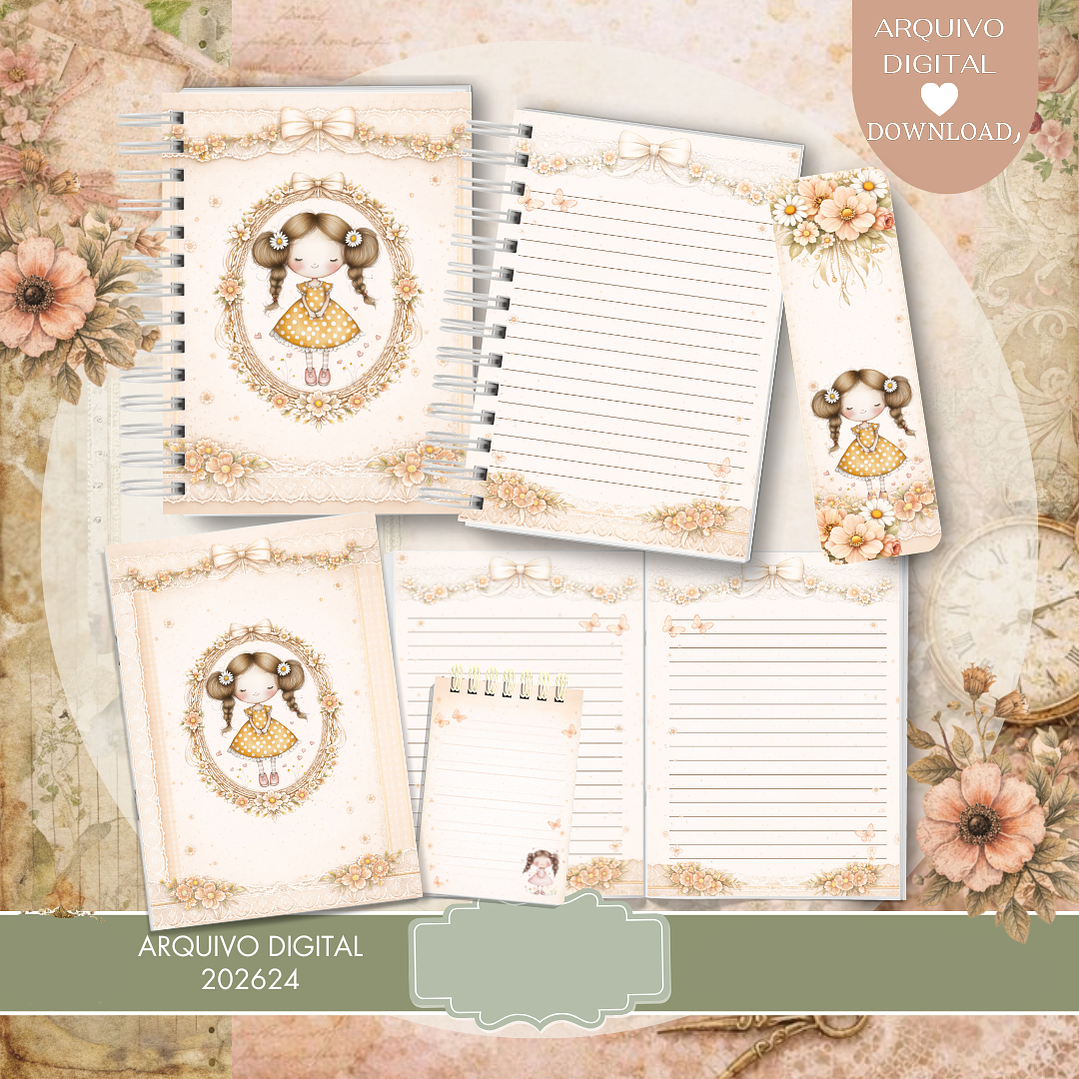 Arquivo Caderno Menina Poá  1