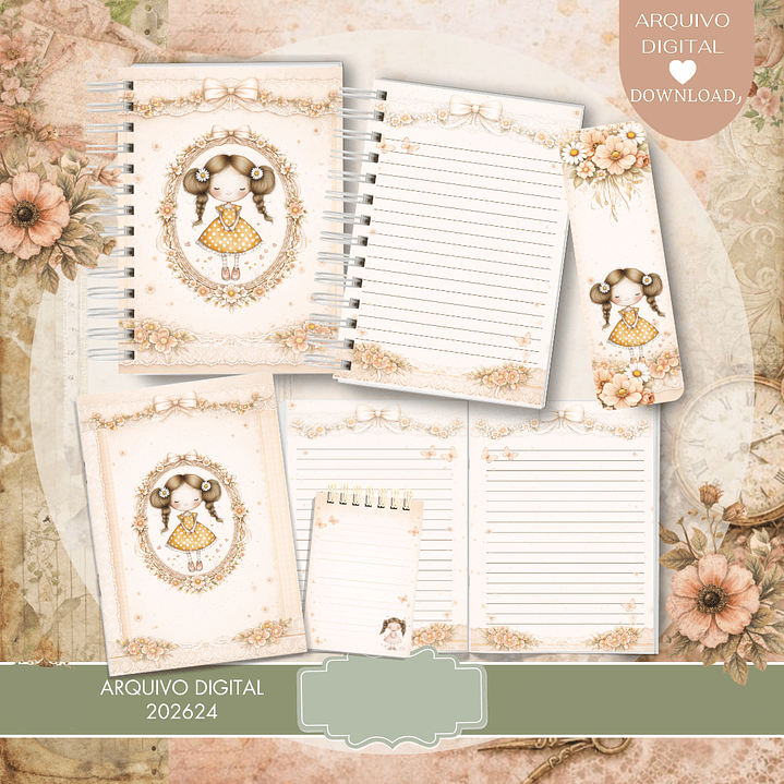 Arquivo Caderno Menina Poá  1