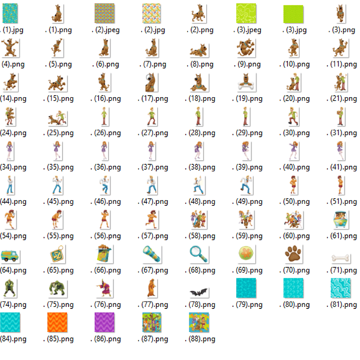 Kit Digital Scooby Doo 2