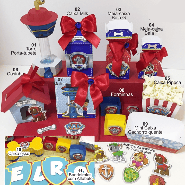 Arquivo de Corte Patrulha Canina Moldes  1