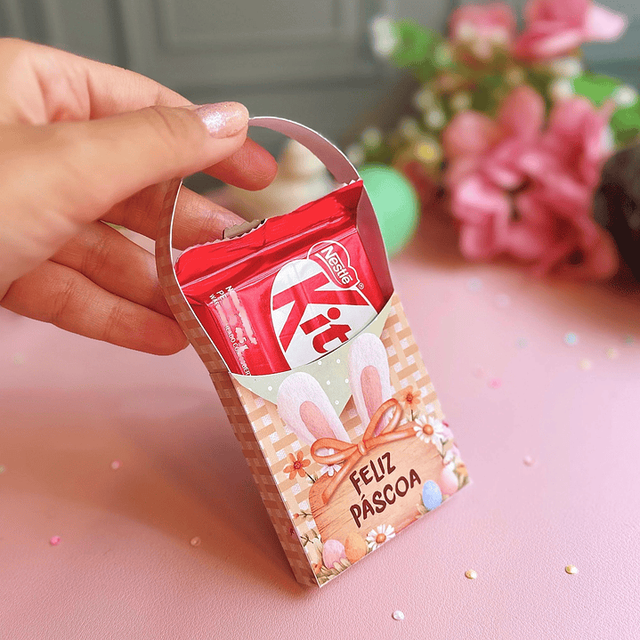 Arquivo Páscoa Cestinha Kit Kat  1