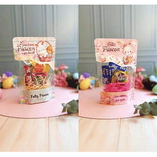 Arquivo Páscoa Saco Ziplock (transparente)