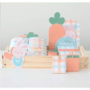 Arquivo Páscoa Coelhinho Cesta 