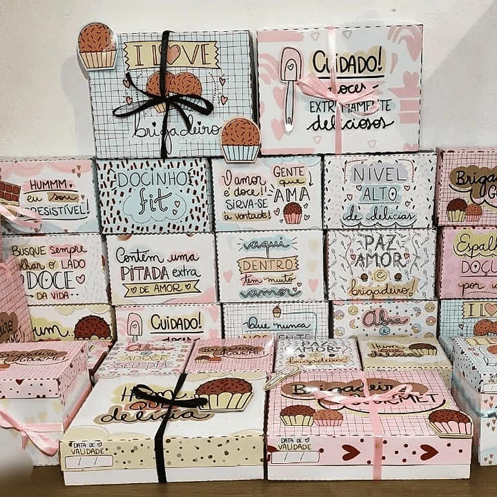 Arquivo de Corte Caixas Doces Modelos  1