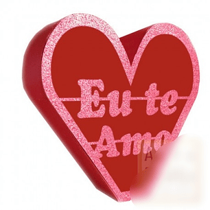 Arquivo de Corte Coração Eu Te Amo 