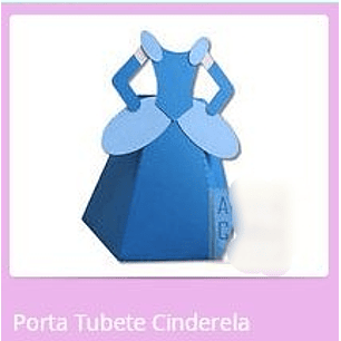 Arquivo de Corte Tubete Cinderela